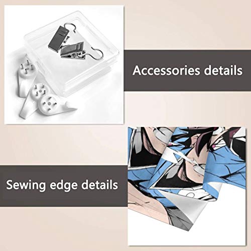 WPORF Demon Slayer Blade Tapestry Wall Hanging, Bedroom Living Room Dormitory Decoration Anime Decoration Boy Birthday Party Gift 2-One Size