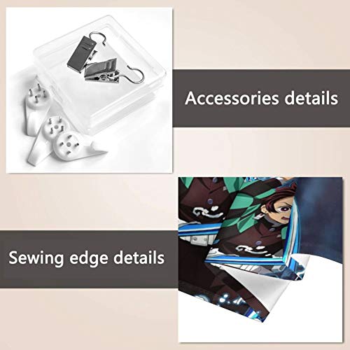 WPORF Demon Slayer Blade Tapestry Wall Hanging, Bedroom Living Room Dormitory Decoration Anime Decoration Boy Birthday Party Gift 2-One Size