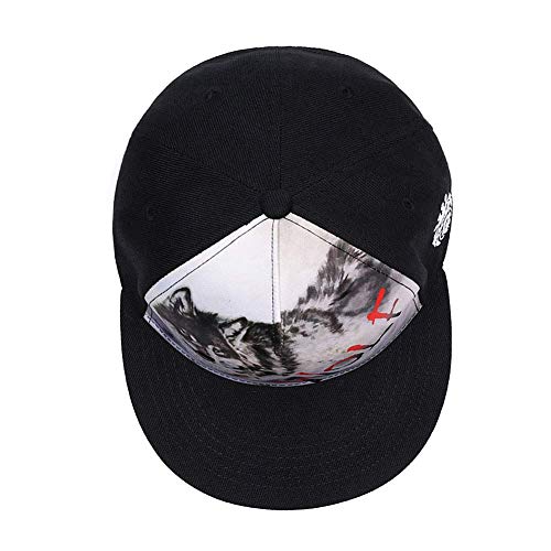 One Piece Character Cosplay Snapback Hat, Skull Skeleton Baseball Cap, One Piece Black, One Size