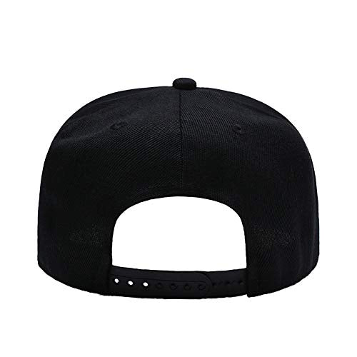 One Piece Character Cosplay Snapback Hat, Skull Skeleton Baseball Cap, One Piece Black, One Size