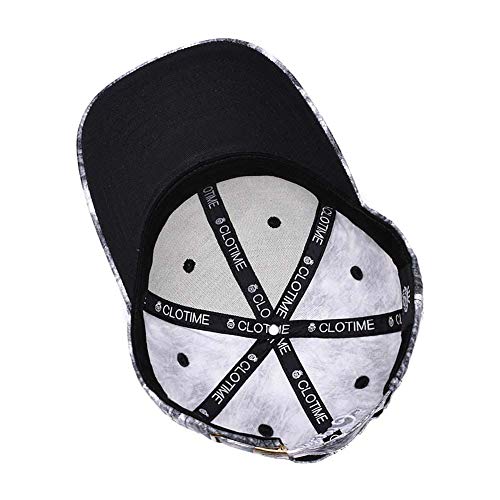 One Piece Character Cosplay Snapback Hat, Skull Skeleton Baseball Cap, One Piece Black, One Size