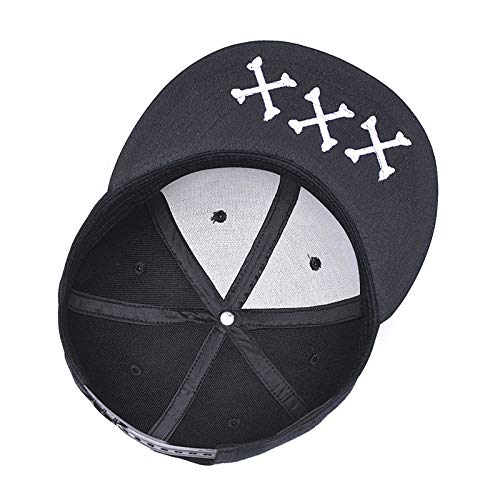 One Piece Character Cosplay Snapback Hat, Skull Skeleton Baseball Cap, One Piece Black, One Size
