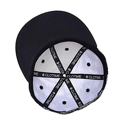 One Piece Character Cosplay Snapback Hat, Skull Skeleton Baseball Cap, One Piece Black, One Size