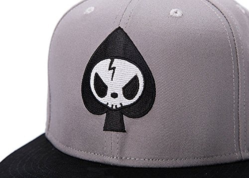 One Piece Character Cosplay Snapback Hat, Skull Skeleton Baseball Cap, One Piece Black, One Size