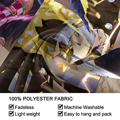 WPORF Demon Slayer Blade Tapestry Wall Hanging, Bedroom Living Room Dormitory Decoration Anime Decoration Boy Birthday Party Gift 2-One Size