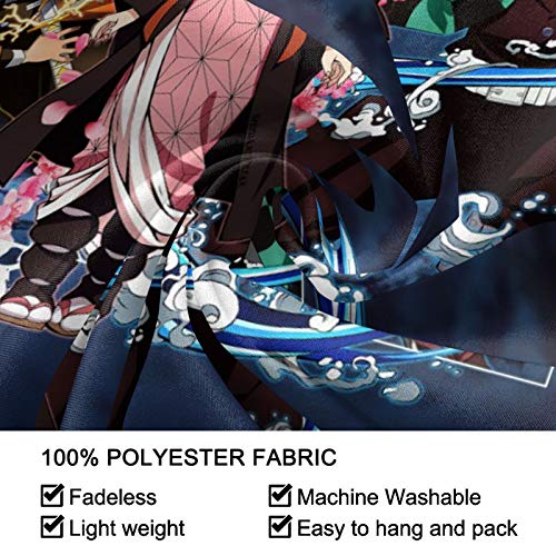 WPORF Demon Slayer Blade Tapestry Wall Hanging, Bedroom Living Room Dormitory Decoration Anime Decoration Boy Birthday Party Gift 2-One Size