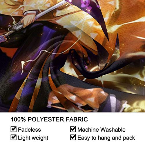 WPORF Demon Slayer Blade Tapestry Wall Hanging, Bedroom Living Room Dormitory Decoration Anime Decoration Boy Birthday Party Gift 2-One Size