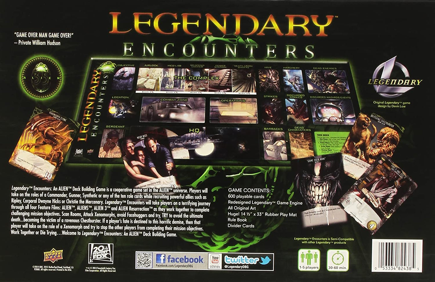 Legendary Encounters: An Alien Deck Building Game