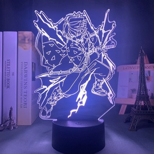 Anime 3d Lâmpada Demoníaca Caçadora De Demônios Luz Nocturna Manga Gadget  Acrílica kimetsu no yaiba Para Crianças Decoração De Quarto De Criança