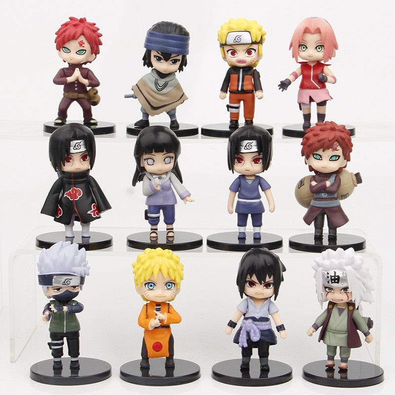 Figures Set of 6Pcs Anime Naruto Shippuden Toy Figure Figurine