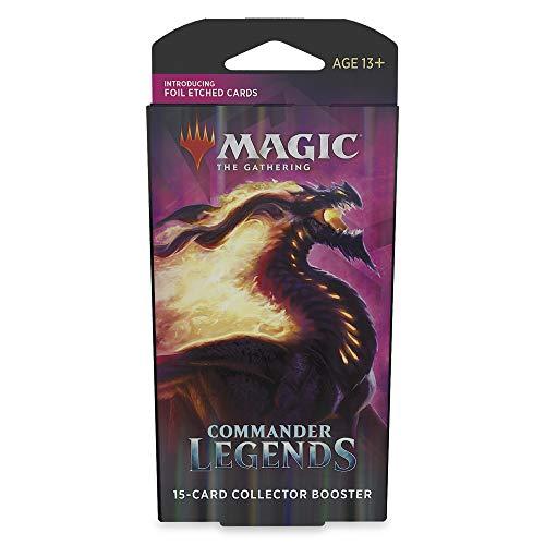 Magic: The Gathering Commander Legends Collector Booster Pack | 15 Cards | 5 Legends Per Pack | 13 Foils | Min. 2 Extended-Art Cards