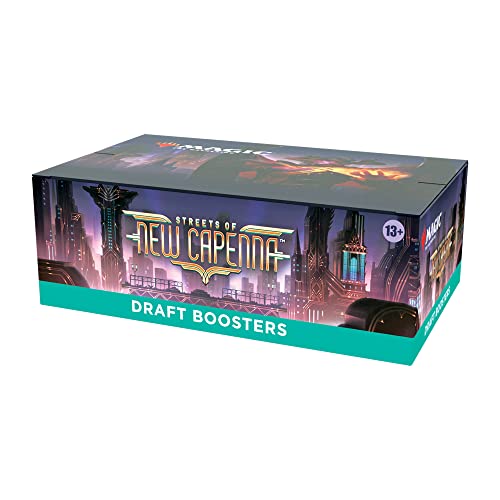 Magic: The Gathering Streets of New Capenna Draft Booster Box | 36 Packs + 1 Box Topper (541 Magic Cards)