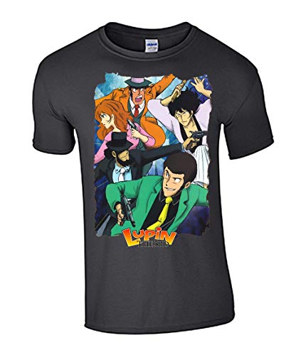 Lupin The 3rd Anime Unisex T-Shirt White