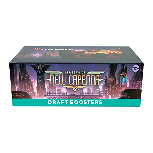 Magic: The Gathering Streets of New Capenna Draft Booster Box | 36 Packs + 1 Box Topper (541 Magic Cards)