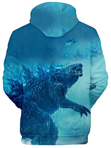 Godzilla 2 King of Monsters 3D Printed Hooded Pullover