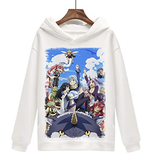 FunStation Top for Anime That Time I Got Reincarnated as a Slime Rimuru Pullover Sweatshirt Hoodie