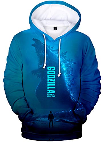 Godzilla 2 King of Monsters 3D Printed Hooded Pullover