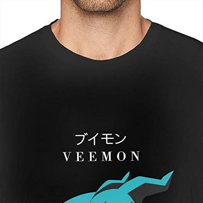 Digimon Veemon Anime Perfect Slim Fit Short-Sleeve T Shirts