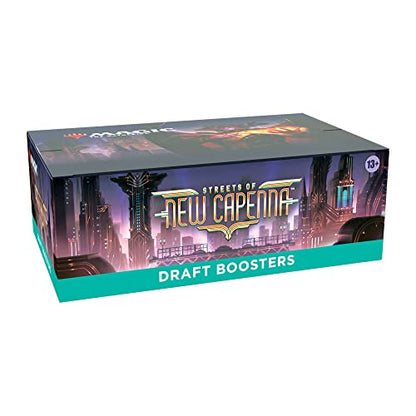 Magic: The Gathering Streets of New Capenna Draft Booster Box | 36 Packs + 1 Box Topper (541 Magic Cards)