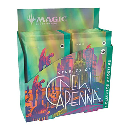 Magic: The Gathering Streets of New Capenna Collector Booster Box | 12 Packs + 1 Box Topper (181 Magic Cards)