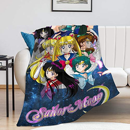 Sailor Moon Blanket Fleece Blankets 50 X 60 inch