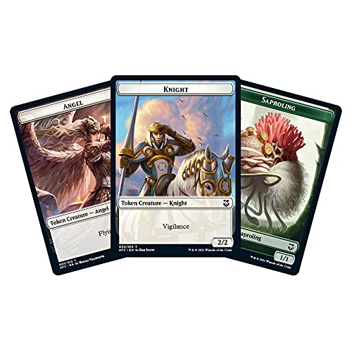 Magic: The Gathering Adventures in The Forgotten Realms Commander Deck – Aura of Courage (Green-White-Blue)