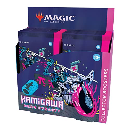 Magic The Gathering Kamigawa: Neon Dynasty Collector Booster Box | 12 Packs (180 Magic Cards)