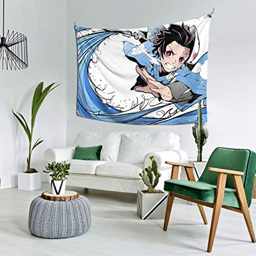 WPORF Demon Slayer Blade Tapestry Wall Hanging, Bedroom Living Room Dormitory Decoration Anime Decoration Boy Birthday Party Gift 2-One Size