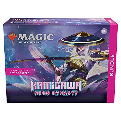 Magic The Gathering Kamigawa: Neon Dynasty Bundle | 8 Set Boosters + Accessories