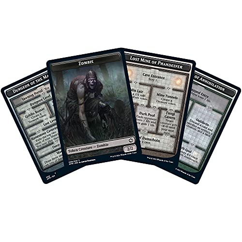 Magic: The Gathering Adventures in The Forgotten Realms Commander Deck – Dungeons of Death (White-Blue-Black)