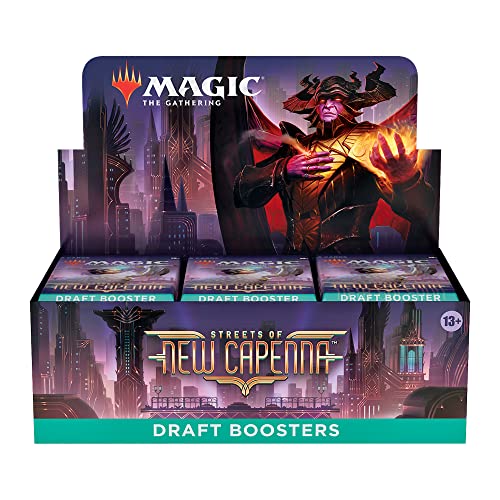 Magic: The Gathering Streets of New Capenna Draft Booster Box | 36 Packs + 1 Box Topper (541 Magic Cards)