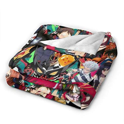 Anime Characters Super Soft Flannel Throw Blanket