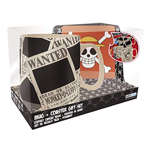 One Piece - Straw Hat Crew Magic Mug and Coaster Set