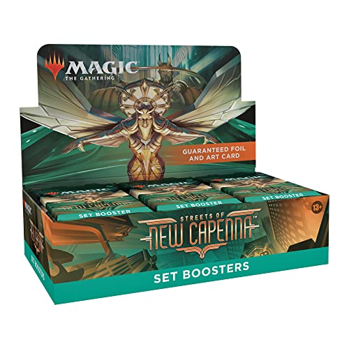 Magic: The Gathering Streets of New Capenna Set Booster Box | 30 Packs + 1 Box Topper (361 Magic Cards)