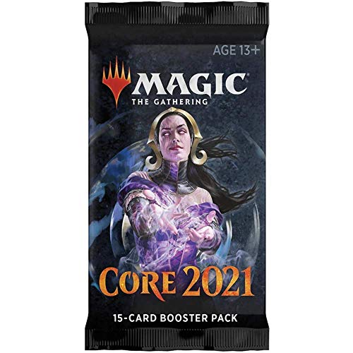 Magic The Gathering C75030000 Magic: The Gathering-2021 Core Set Draft Booster