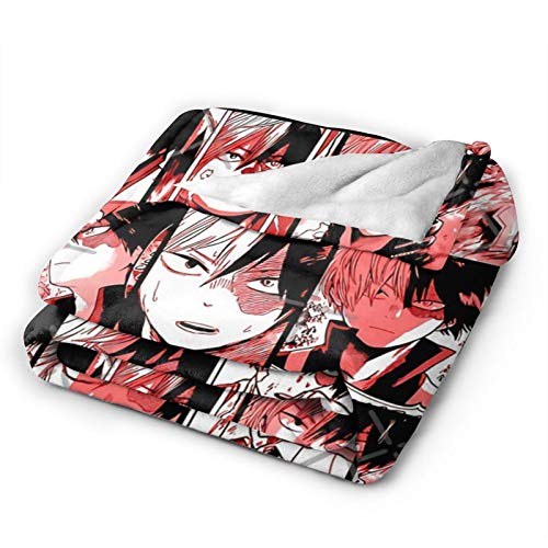 My Hero Academia Collage Anime Bakugo Katsuki Fleece Throw Blanket