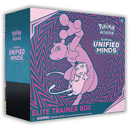 Pokemon TCG: Sun & Moon—Unified Minds Elite Trainer Box | 8 Booster Pack | A Collector's Box, Multicolor