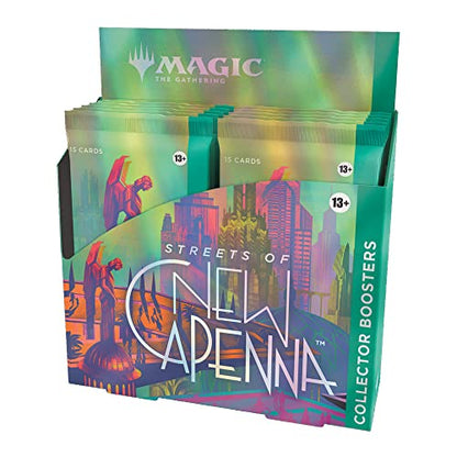 Magic: The Gathering Streets of New Capenna Collector Booster Box | 12 Packs + 1 Box Topper (181 Magic Cards)