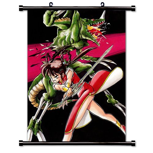 Devil Hunter Yohko Anime Fabric Wall Scroll Poster (32x37) Inches.