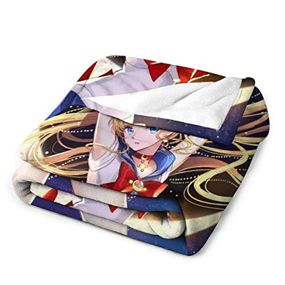 Sailor Moon Blanket Fleece Warm Throw Blankets 50 X 60 inch