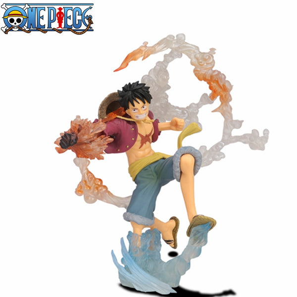 One Piece Monkey D Luffy Zero Fire Fist PVC Action Figure 200mm One Pi