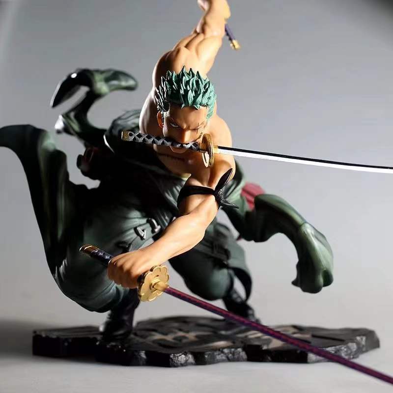 Anime One Piece Fighting Roronoa Zoro Anime Action Figure Collection Toy  Gift on OnBuy
