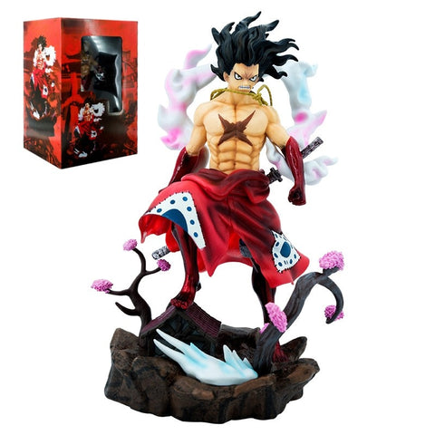 25CM Luffy Gear 4 Figurine One Piece Anime Action Figure Adult