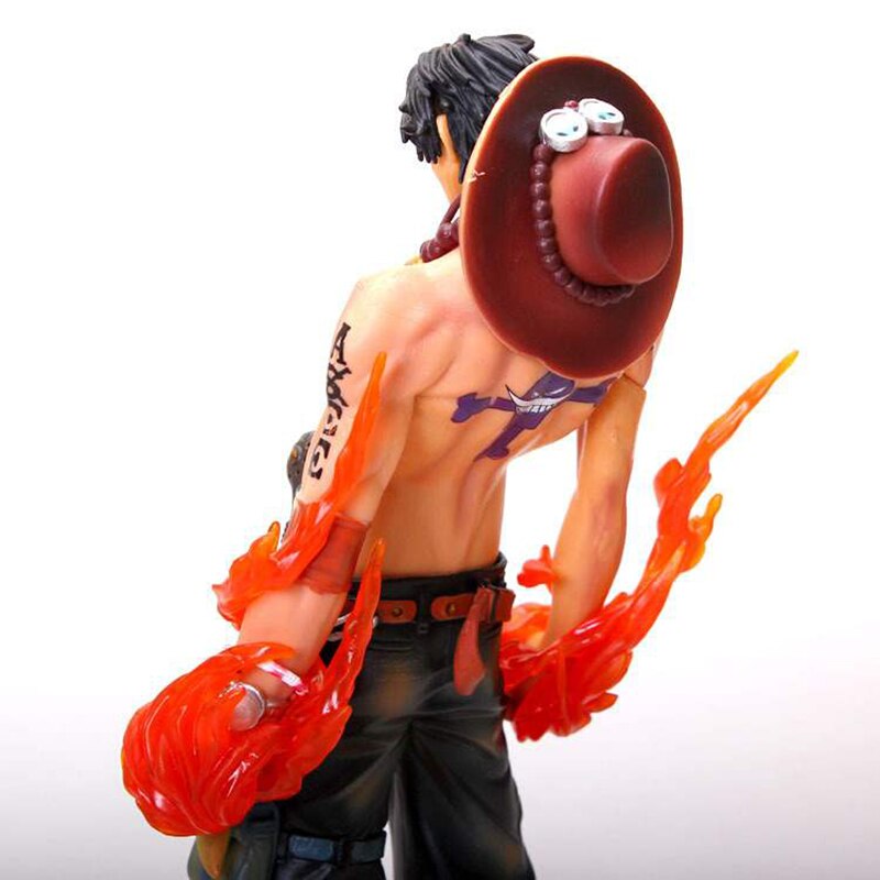 Anime One Piece Ace Fire Fist Fighting Action Figure Juguetes One Piece Portgas D Ace Figura Collectible Model Toys Brinquedos